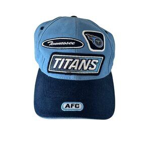 Puma Tennessee Titans AFC Pro Line Hat One Size Blue Embroidered Cap Made In Ban